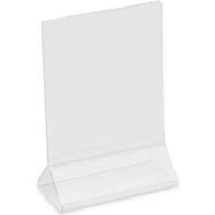 MENU HOLDER/TABLE TENT 4X6 CLEAR ACRYLIC
